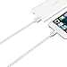 AUKEY Lightning Cable, 3.95ft Nylon Braided [Apple MFi Certified] for iPhone 7, 7 Plus, 6, 6S, 6 Plus, iPad Pro and More