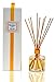 MINX Fragrances Prime Deal! Mandarin & Tangelo Citrus Aromatherapy Scented Oil Reed Stick Diffuser Gift Set Grapefruit and Peach Notes | Great Kitchen Air Freshener