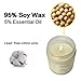 Candles, Natural Scented Soy Candle, Highly Scented and Long Burning Aromatherapy Jar Candles for Stress Relief and Relaxation with Pure Essential Oil, Portable Travel Gift Box for Home (Orange)