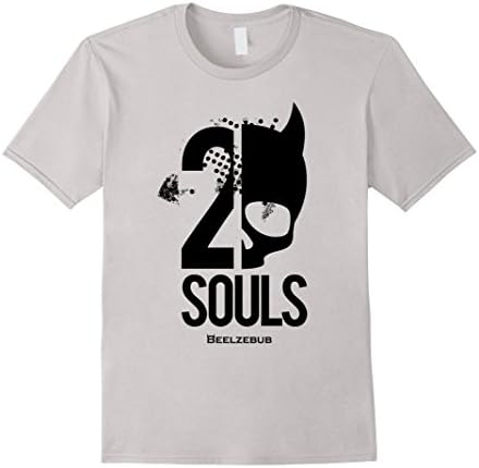 Men's Beelzebub: 2 Souls - T-Shirt for alpha dogs 2XL Silver