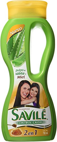 Savile shampoo control caida 2 en 1 pulpa de sabila y m…
