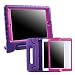 HDE Case for iPad Mini 1 2 3 Kids Shockproof Bumper Hard Cover Handle Stand with Built in Screen Protector for Apple iPad Mini 1st 2nd 3rd Generation (Purple Pink) primary