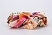 6Pcs Flower Satin Scrunchies, Women's Hair Scrunchies Hair Bow Scrunchy Ponytail Holder-HT001A