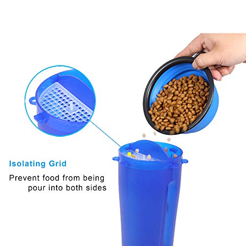 UPSKY Dog Water Bottle Dog Bowls for Traveling Pet Food Container 2-in-1 with Collapsible Dog Bowls, Outdoor Dog Water… - Image 7