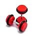 Imixlot 16 Pieces Acrylic Cheaters Plugs Barbell Earring Expander Unisex
