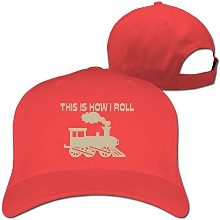 YYQON This Is How I Roll TrainCasual Solid Color Cap