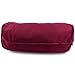 Peace Yoga® Zafu Meditation Yoga Cotton Cylinder Bolster Pillow Cushion - Burgundy
