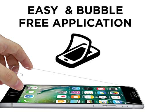 Aduro Screen Protector for iPhone 8/7/6/6s 4.7-inch (NOT Plus), Tempered Glass Shatter Proof Film, 3-Pack