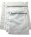 Set of 4 Premium Large Laundry Wash Bags for Delicates with FREE BONUS GIFT - Protect your Bras, Hosiery, Intimates and Socks. Great for Traveling too! Best Quality Mesh Washing Bags