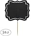 Amscan Chalkboard Picks | Black, 3.5
