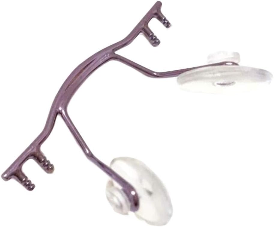 1 Piece Metal Eyeglasses Nose Bridge Replacement for Rimless Glasses