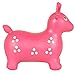 Best Choice Products Kids Pink Deer Hopper, Inflatable Jumping Deer Ride-on Bouncy Pump Included