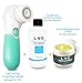Microdrodermabrasion Scrub by LAVO - BEST Face Exfoliator - Facial Exfoliating Crystals - Exfoliant Cream - Blackhead Remover, Pore Minimizer, Acne Scars - for Normal, Dry, Combination Skin Types