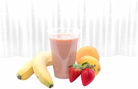 [1000 COUNT]HAKOWARE by Harvest Pack 20 oz Ultra Clear Disposable Plastic Cold Cups for Wedding & Party, Plastic Cocktail Cups, Disposable Clear Cups for Iced Coffee & Cold Beverage