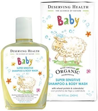 Deserving Health Sensitive Shampoo and Body Wash for Baby - 240ml