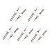 uxcell 10pcs 0.35mm Tip Helical Groove Tungsten Carbide Micro PCB Drill Bits