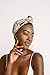 Grace Eleyae GE Knotted Turban - Satin Lined Hair Care Malaika Turban for Women [Day & Night] Head Cover for Curly Hair Soft & Smooth