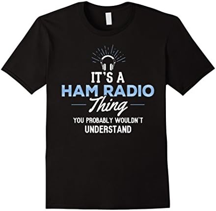 Men's Ham Radio Shirt - It's a Ham Radio Thing! XL Black