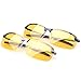 Tirain Men Polarized Anti Glare Day and Night Vision Driving Glasses Yellow Lens with Case