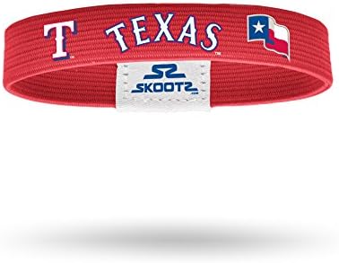 Officially Licensed MLB Wristbands (Large, Texas Rangers)