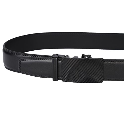 Dante Men's Real Leather Ratchet Dress Belt with Automatic Buckle-Elegant Gift Box(55-0030)