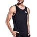 OGEENIER Men's Dry Fit Workout Tank Tops Muscle Gym Sleeveless T-Shirts Fitness Bodybuilding Running Tank Top Shirt