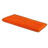 100-Percent Ring Spun USA Cotton Bath Mat - Mandarin Orange