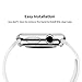 [2 Pack] Compatible for Apple Watch Series 1 42mm Case, iMieet Soft TPU Screen Protector All-Around Protective 0.3mm HD Clear Ultra-Thin Cover Case for Apple Watch 42mm Series1