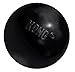 KONG Extreme Ball with Hole - Fetch Toy - Durable Dog Toy for Training, Interactive Playtime & More - Natural KONG Extreme Rubber Ball - Black - For Small Dogs