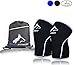 HVSKY Fitness | Knee Sleeves Crossfit for Knee Support: Powerlifting Knee Sleeves – 7mm Knee Sleeves – Knee Compression Brace – Competition Grade 2-Pack with Gym Bag
