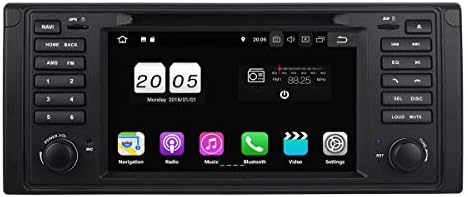 7 Inch Touchscreen Android 8.1 OS Car Stereo For BMW E39/M5(1995-2003), 16G Flash 2G DDR3 RAM GPS Navigation DVD Player