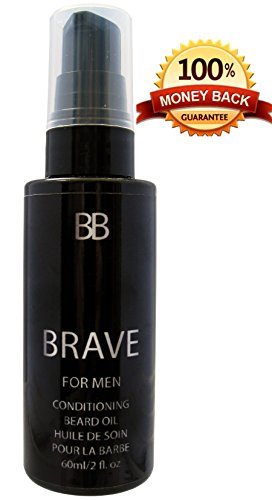 BRAVE Scottish Beard Oil - A Premium Beard Oil Recipe that Smoothes, Nourishes and Thickens Beard with a Light Fresh Long Lasting Kiss-Worthy Scent.100% Natural Oils, Vegan &Cruelty Free - Made in UK!