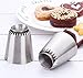 SOOKOO 4 PCS Russian Piping Tips Set DIY Cookie Decorating Supplies Tips Baking Candy Cake Decorating Kits