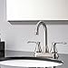 Comllen Bathroom Sink Faucet 3 Hole (Matte Black)