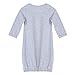 EGELEXY Toddler Infant Baby Clothes Milk Printed Long Sleeve Sleeping Bag Sleeper Gowns Size 0-6 Months (Grey)
