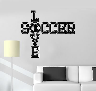 Amazon Com Vinyl Decal Soccer Ball Quote Boy Room Sports Decor