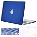 MOSISO Plastic Hard Shell Case & Keyboard Cover & Screen Protector Only Compatible with MacBook Pro 13 inch (A1278, Old Version with CD-ROM), Release Early 2012/2011/2010/2009/2008, Royal Blue