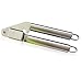 Garlic Press and Peeler Best Set. Stainless Steel Kitchen Minced Garlic Cloves Crusher + Silicone Peeler / Fruit Squeezer Utensils Cooking Tools