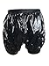 Haian Adult Incontinence Pull-on Plastic Comfort Pants (Medium, Shiny Black)