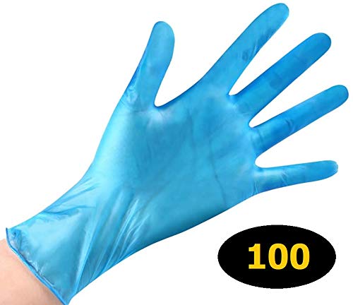 UnknownSupertouch Vinyl Gloves Blue Large 100S