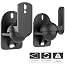 Pronomic WSM-1 Supports Muraux Enceintes - Paire, Charge 40kg, Inclinaison 3 Positions