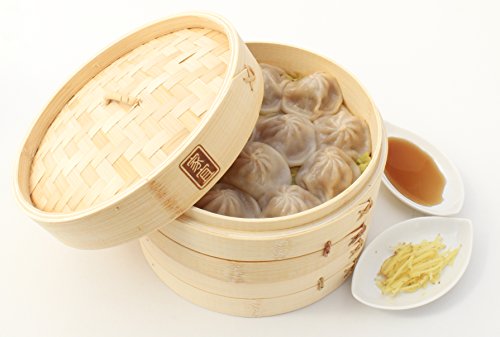 Zoie + Chloe 100% Natural Bamboo Steamer Basket - with Bonus Reusable Cotton Liners 4 Zoie + Chloe 100% Natural Bamboo Steamer Basket - with Bonus Reusable Cotton Liners - Image 5