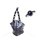Santchcz Ball Mouth Gag/Black PU Leather Head Harness Mouth Mask BDSM Bondage Restraint Mouth Gag Mask Training Gear Sex Productsthumb 3