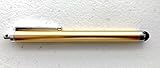 (5 PACK) STYLUS PENS PREMIUM Aluminum touch capacitive FOR apple iPhone X 8 7 6 5 4s Samsung s7 note 8 Lg iPad Mini tablets smart phones HTC Nokia (Gold)