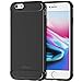 JETech Case for iPhone 6s and iPhone 6, Protective Cover with Shock-Absorption and Carbon Fiber Design, Black