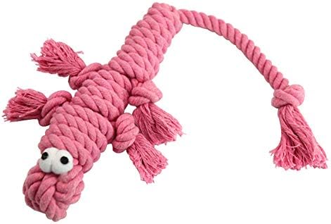 Taiguang Dog Accessories,Pet Dog Puppy Cute Cotton Rope Crocodilian Molar Bite-Resistant Play Chew Toy