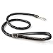 Berry Pet Leather Dog Leash – Braided Rolled Rounded Dog Rope Lead – Best Choice for Medium & Large Dogs Training & Walking – Black,3/4″ by 2 Footthumb 2