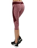 Yogareflex Women's Running Yoga Capri Pants – Fitness Workout Capris Leggings