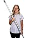 American Signature Flag Pole 5 Ft - Aluminum Spinning Tangle Free Flagpole for Sale - Outdoor Wall Mount Flag Pole for Residential or Commercial. (Silver, 5')
