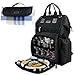 INNO STAGE Fish Mouth Picnic Backpack for 4, Insulated Cooler Bag with Wide Open Large Capacity, Free Waterproof Beach Blanket, 9